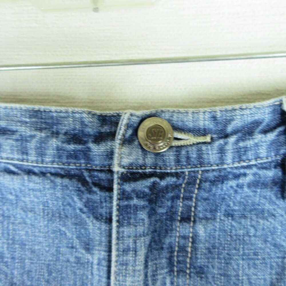 St. John's Bay Long Denim Jean Skirt Size 14 - Picture 3 of 10